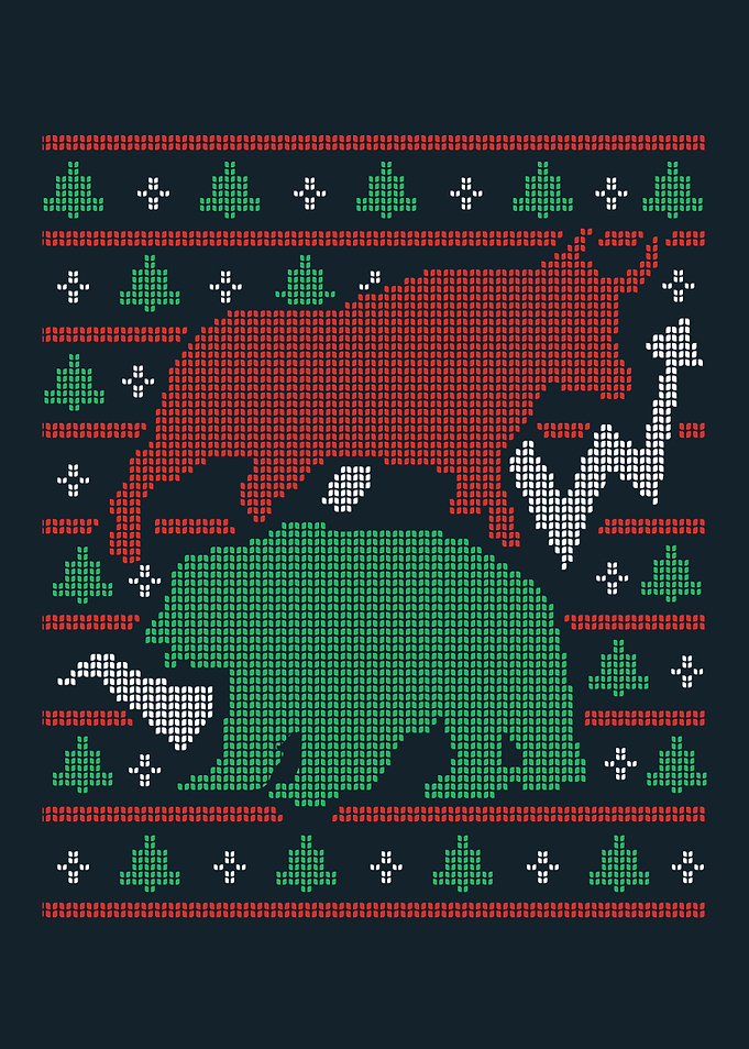Stocks market xmas