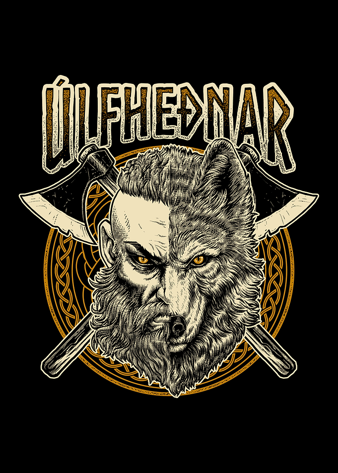 Viking Wolf Warrior Pagan
