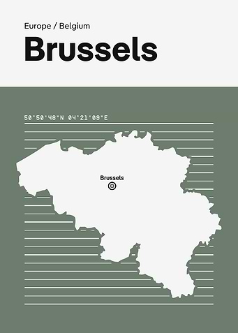 Brussels Belgium Map