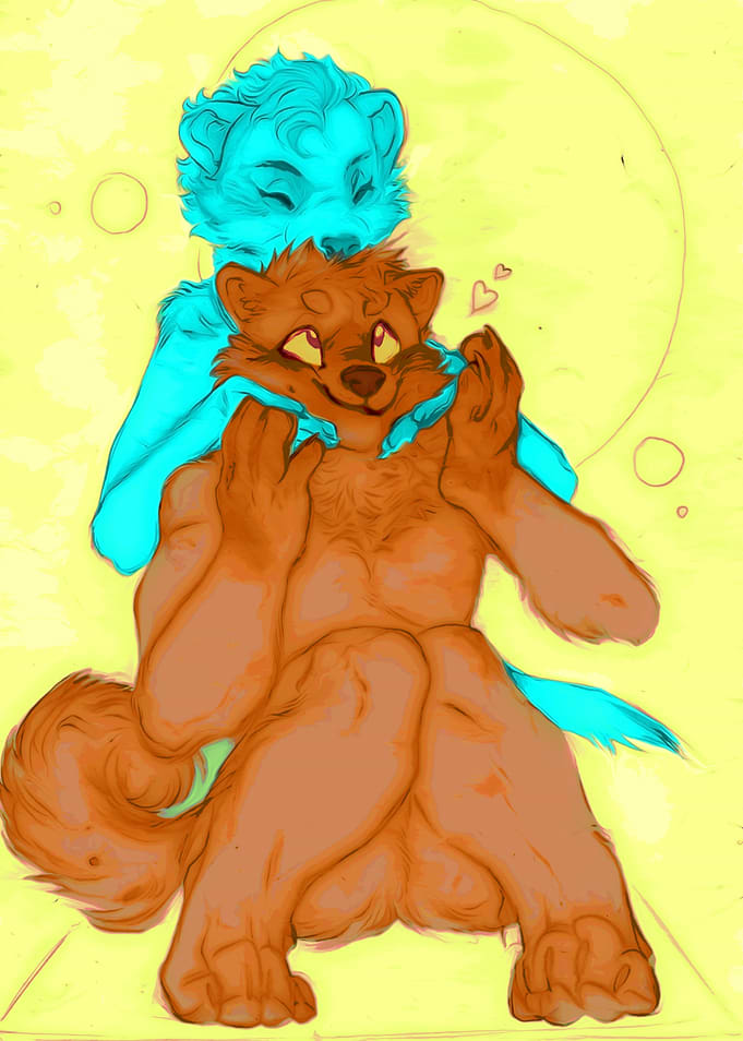 Cheek cuddles