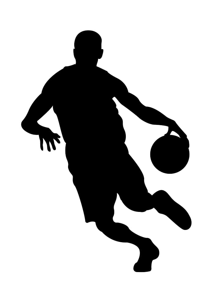 silhouettes basketball