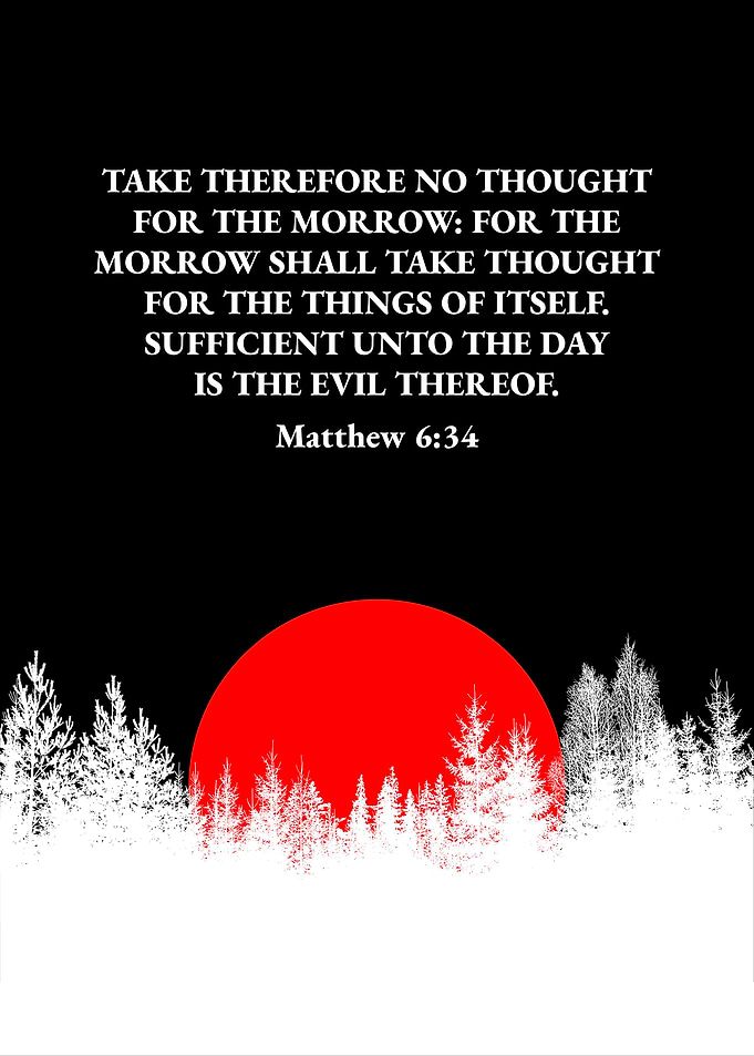 Matthew 6 34