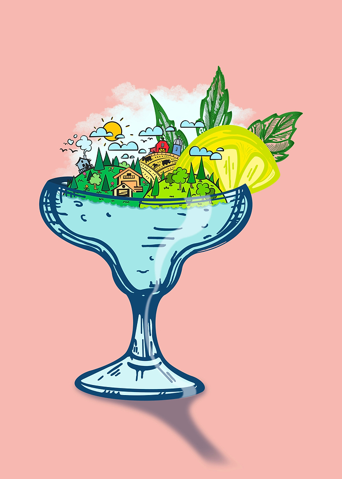 Happy town cocktail