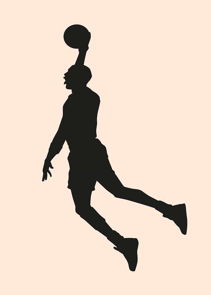 silhouettes basketball