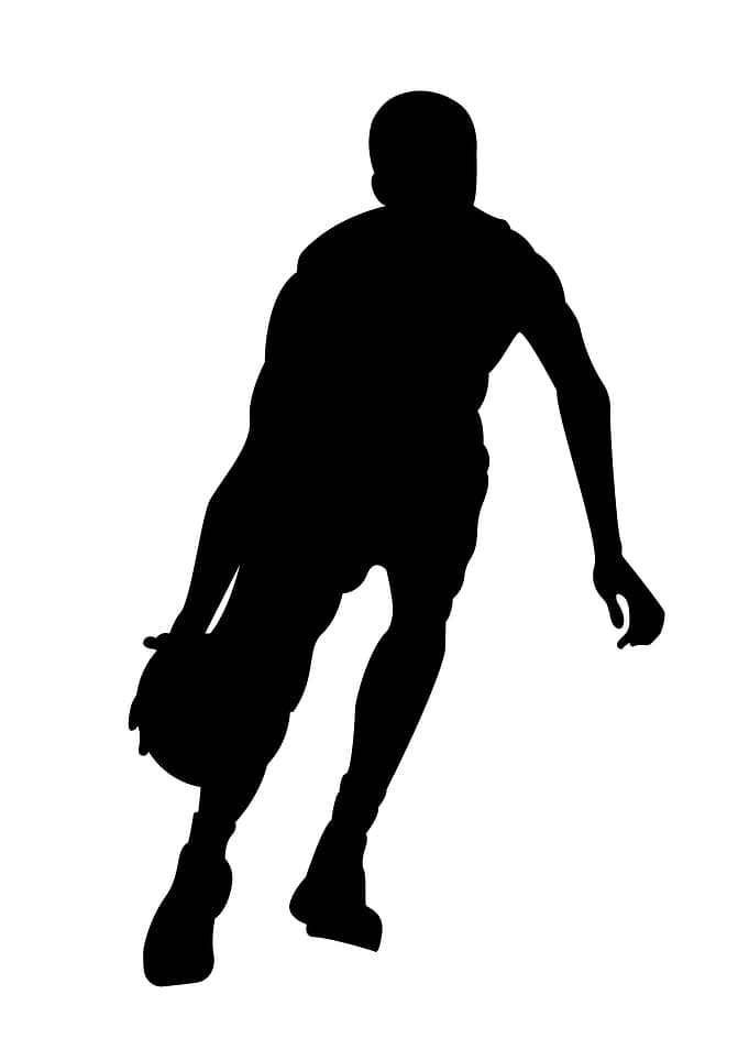 silhouettes basketball