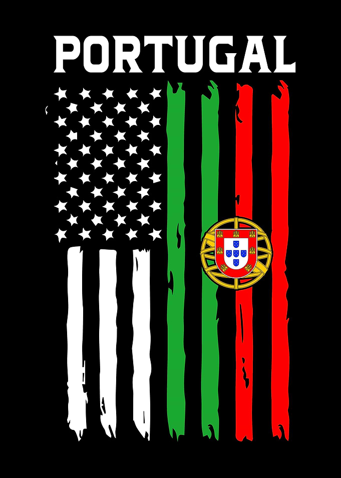 Portugal American Flag