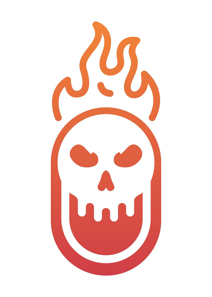 Death Fire Skull 2