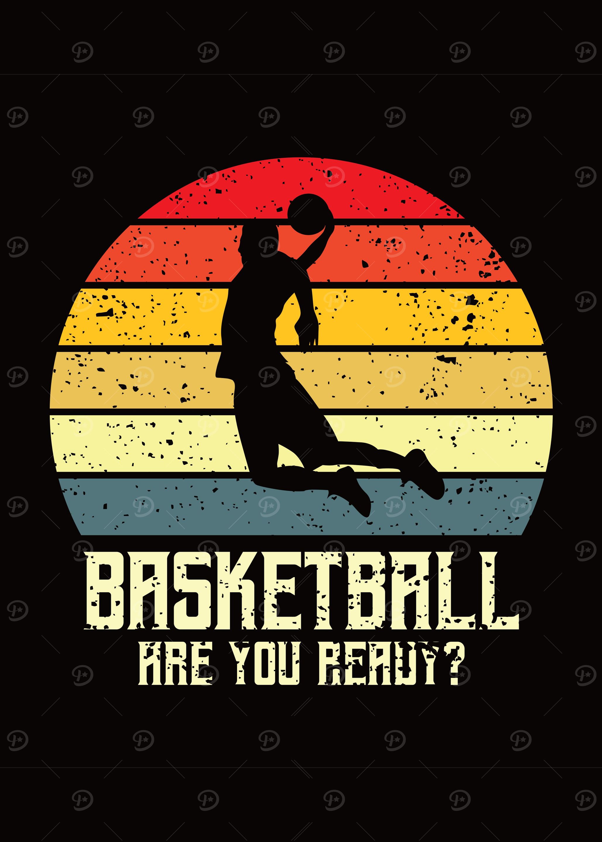Basketball sillhouete