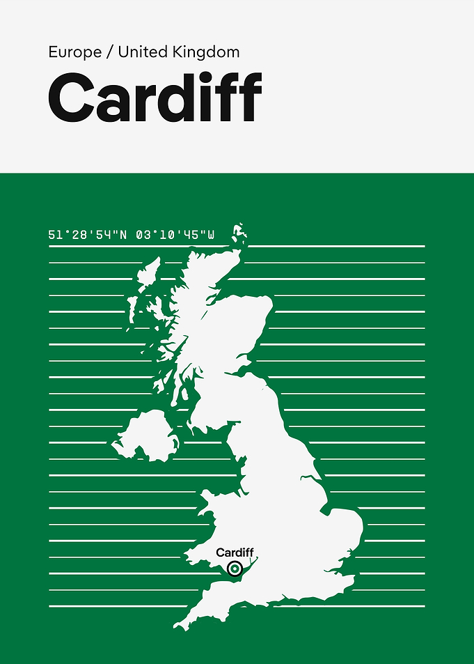 Cardiff City Map