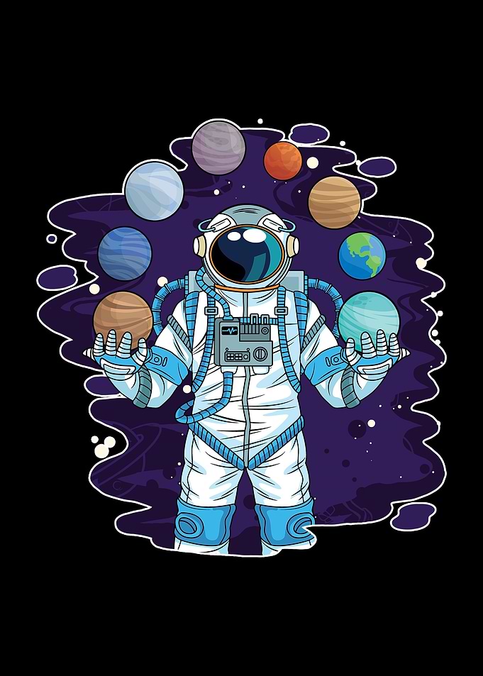 Juggling Astronaut Juggler