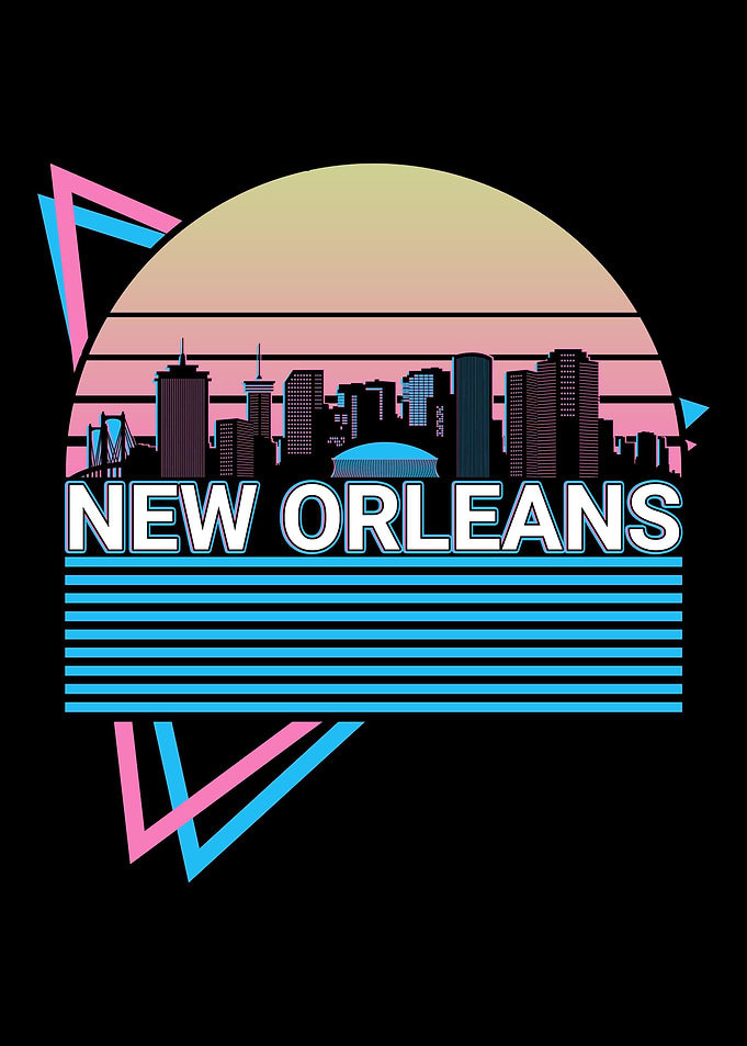 New Orleans City Skyline