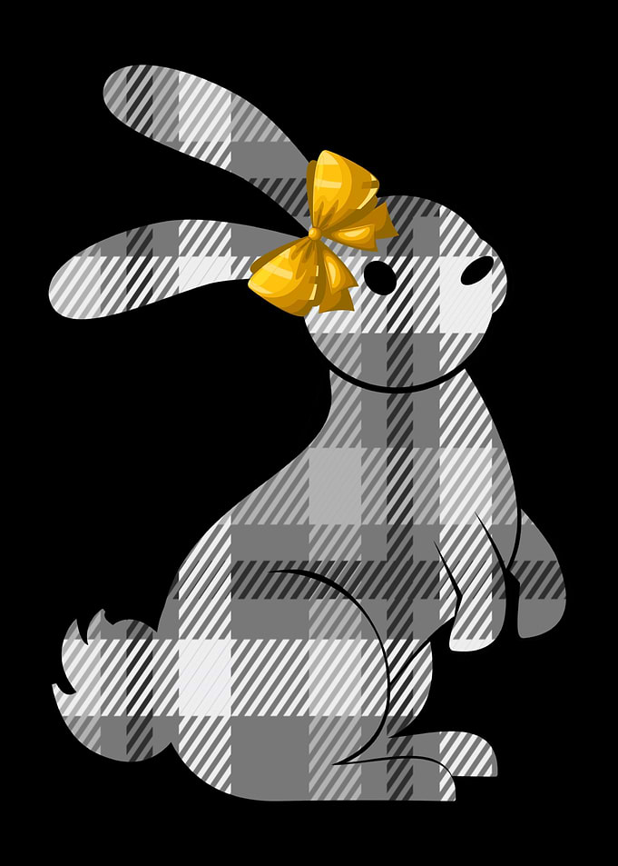 Happy Easter Bunny with