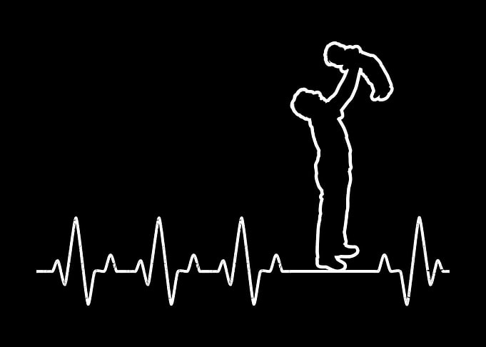 Heartbeat Dad Son