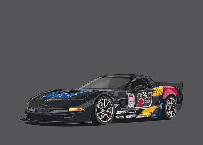 2001 Corvette Z06 Black