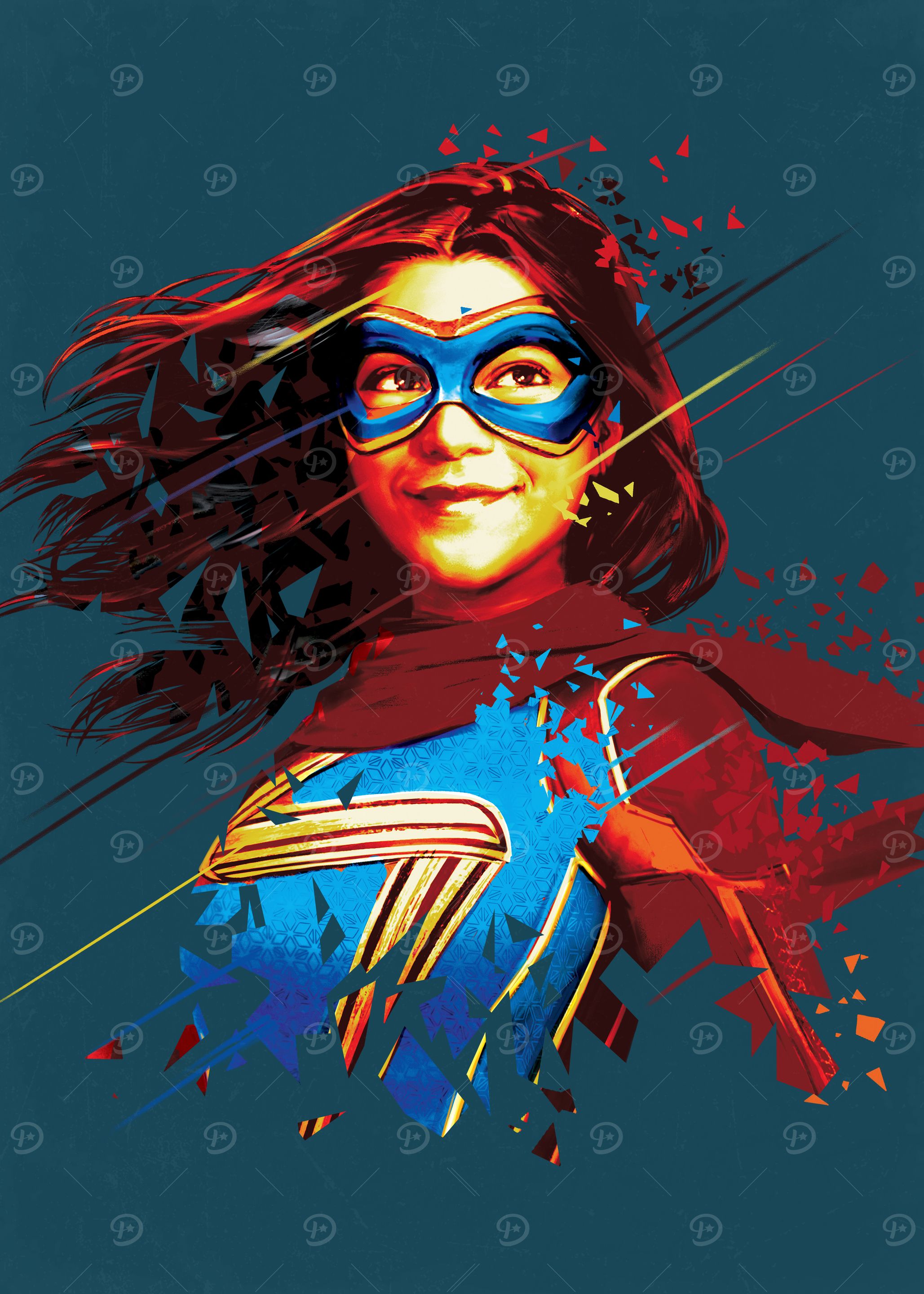 Illustrated portrait