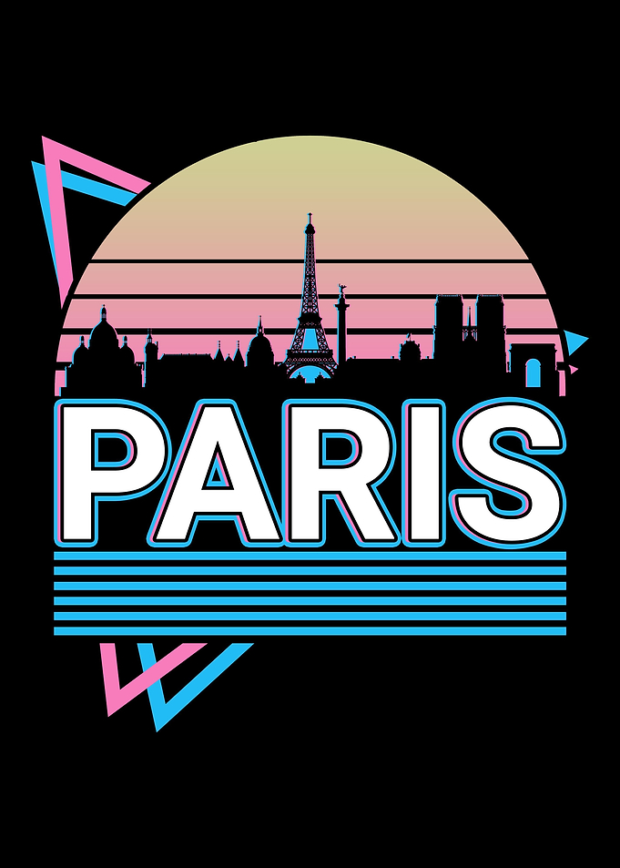 Paris City Skyline
