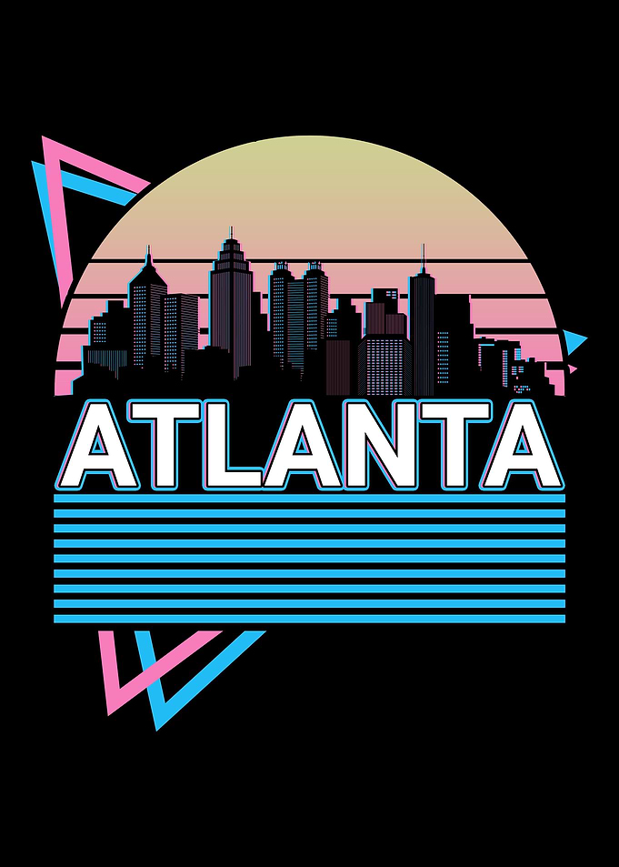 Atlanta City Skyline