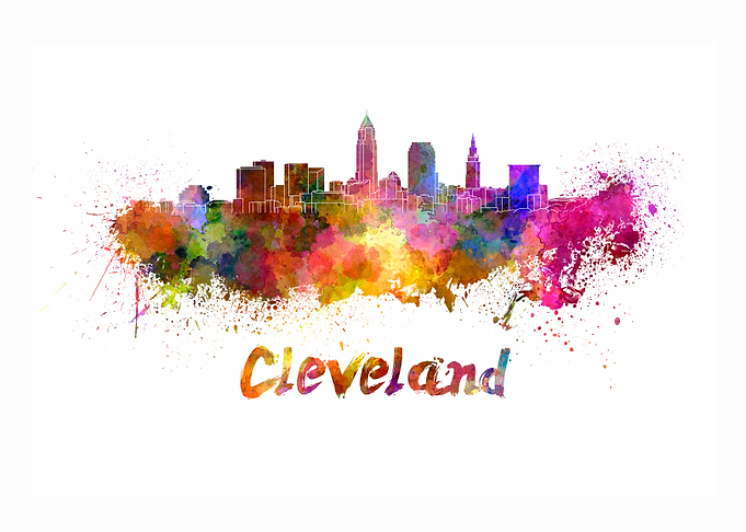 Cleveland skyline