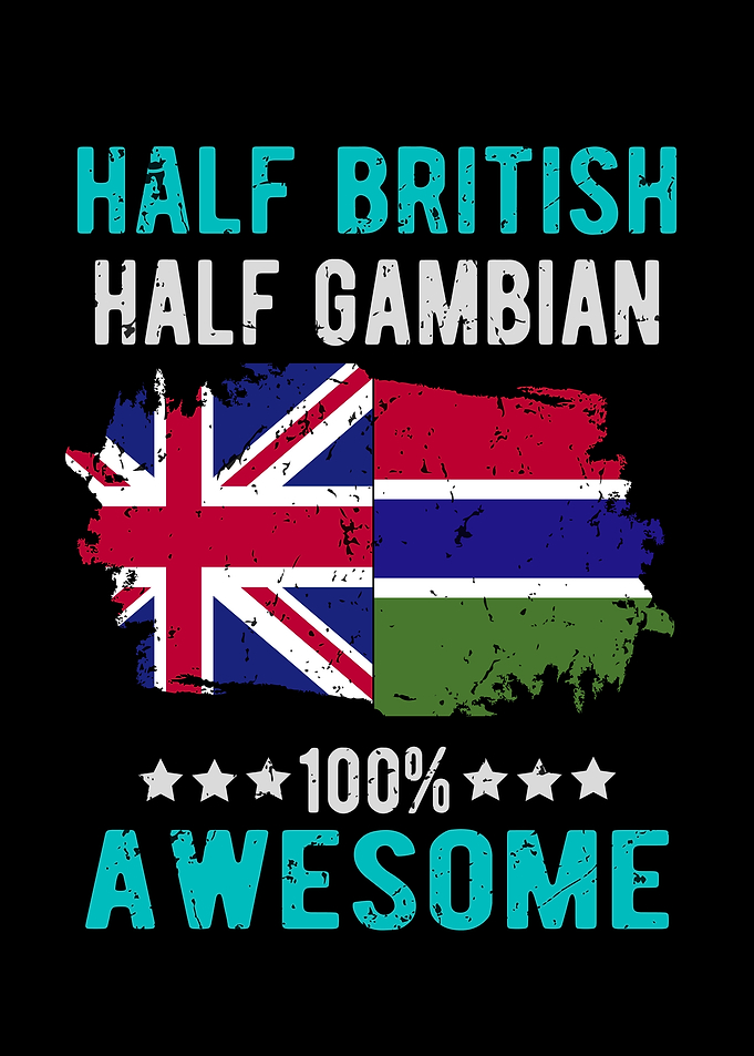Half British Half Gambian