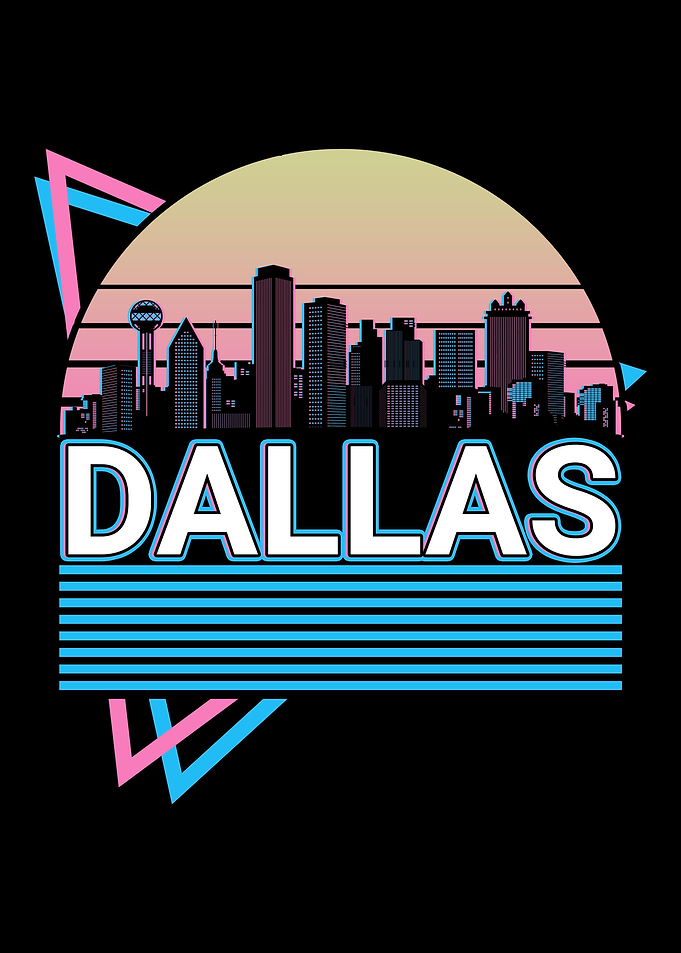 Dallas City Skyline