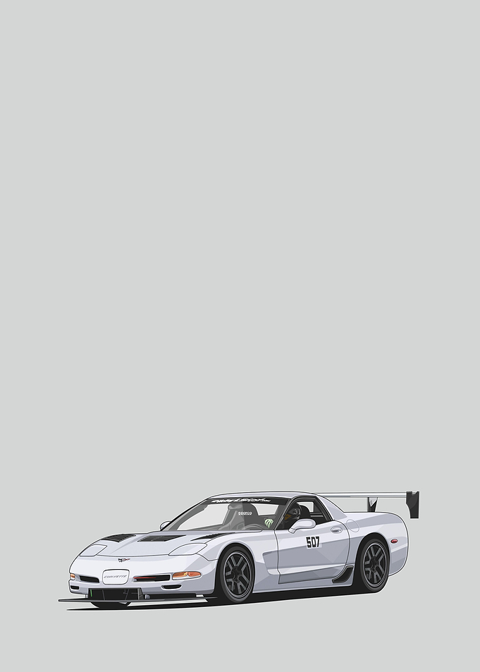 2001 Corvette Z06 white