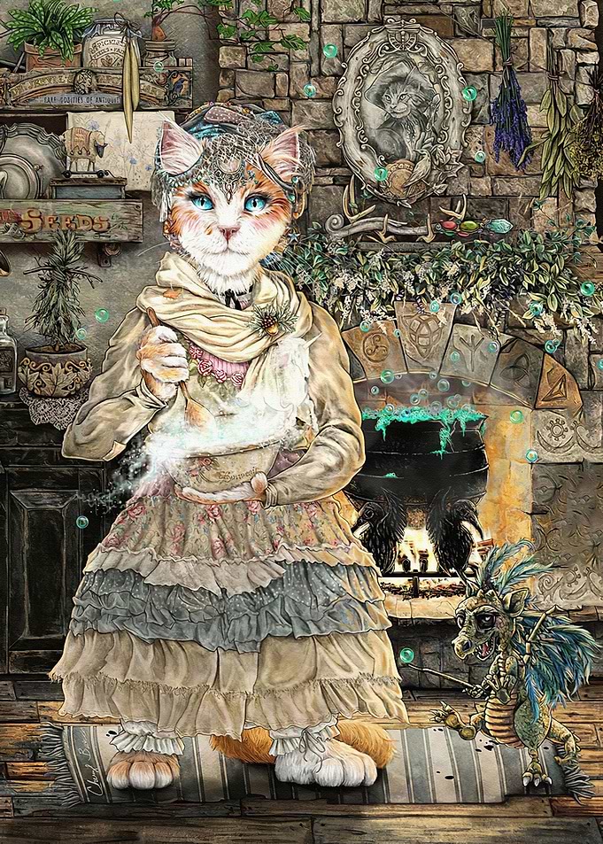 Cat vintage