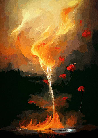 Burning Tornado