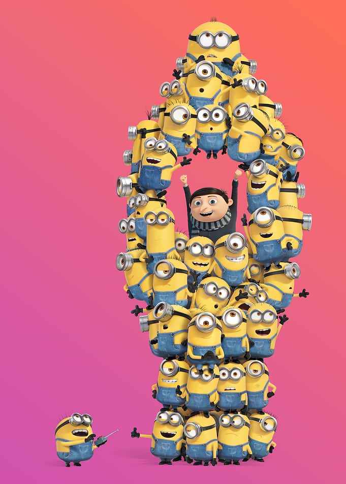 Gru and Minion Pyramid
