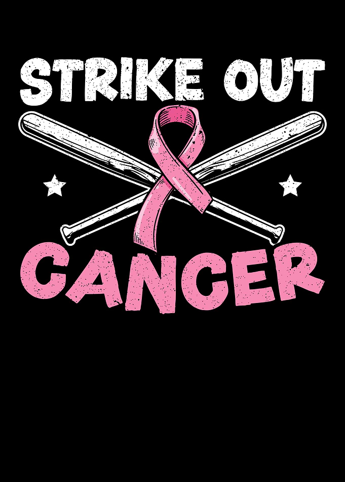 Strike Out Cancer Baseball
