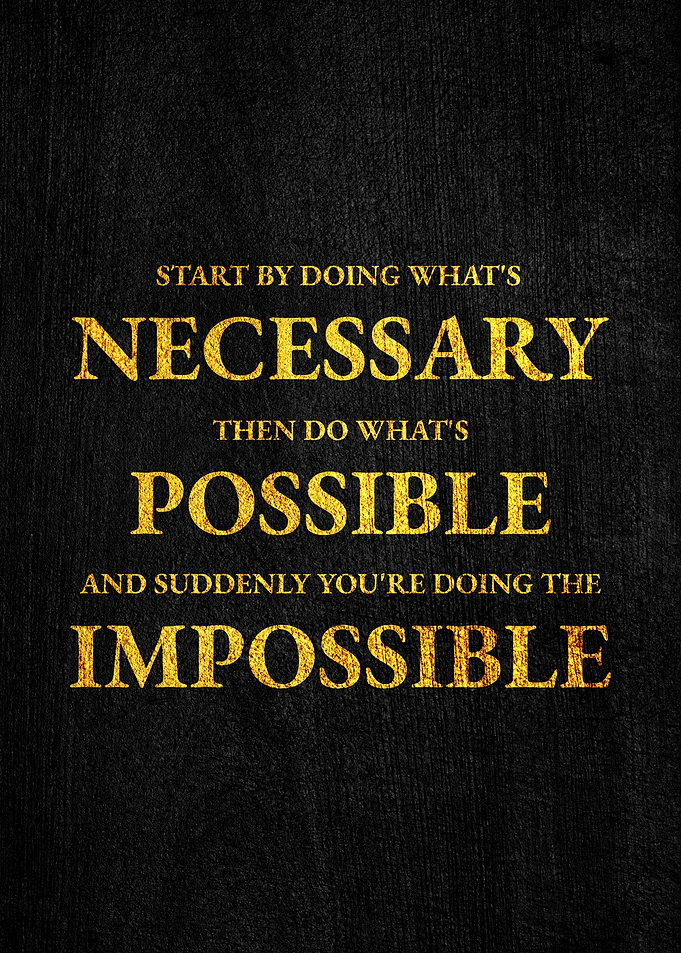 Necessary to Impossible