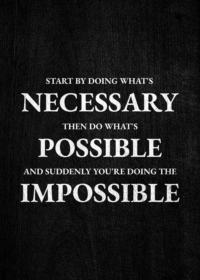 Necessary to Impossible