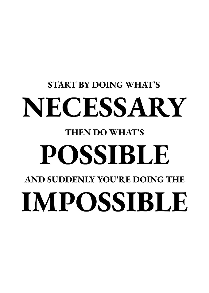 Necessary to Impossible