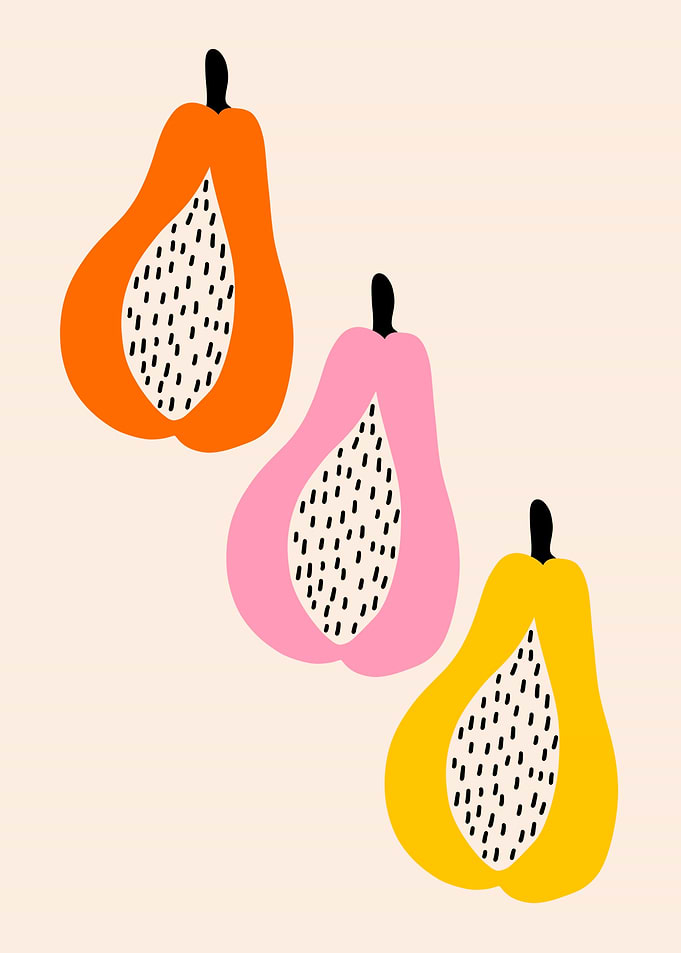 Colorful Pears