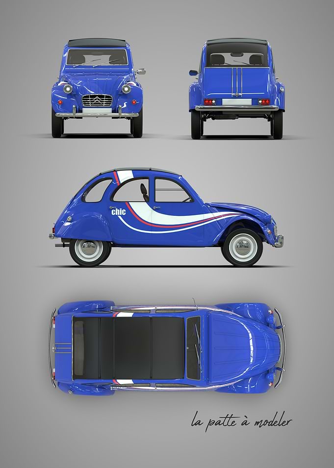 Citroen 2 chevaux chic
