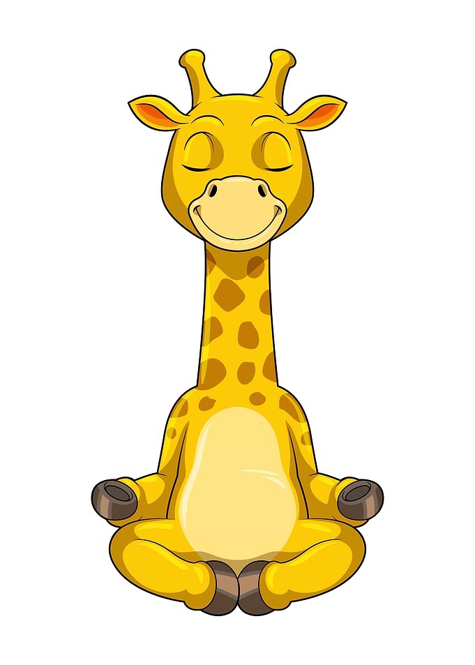 Giraffe Yoga Meditation