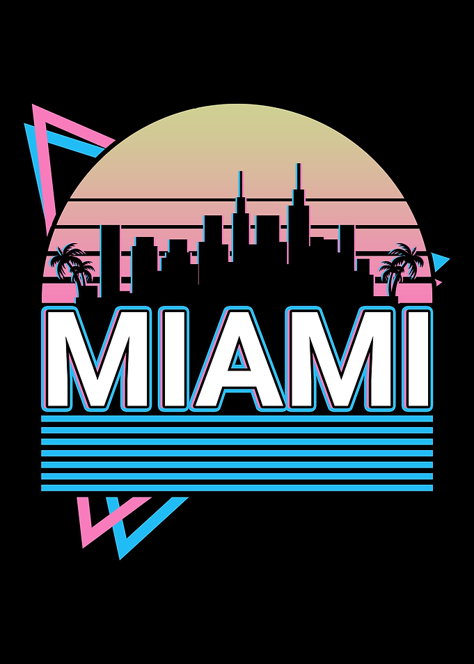 Miami City Skyline