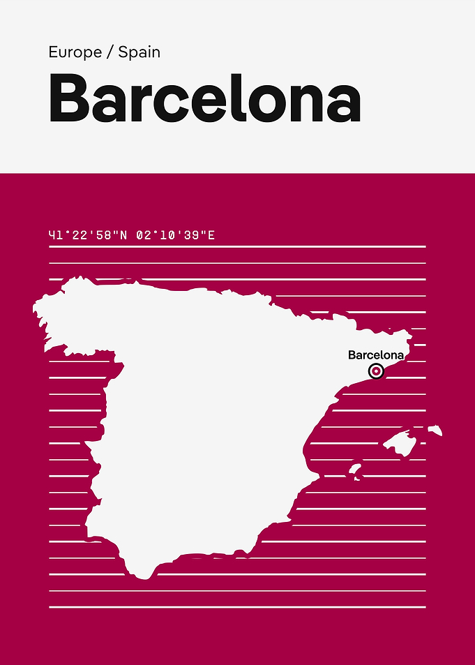 Barcelona City Map