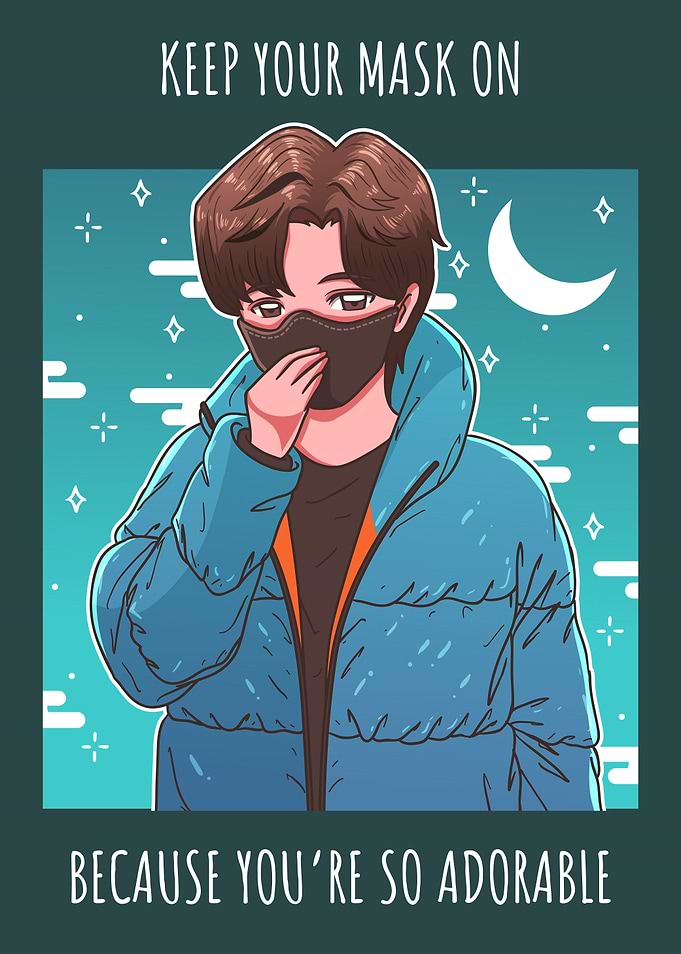 Handsome Guy Wear Mask