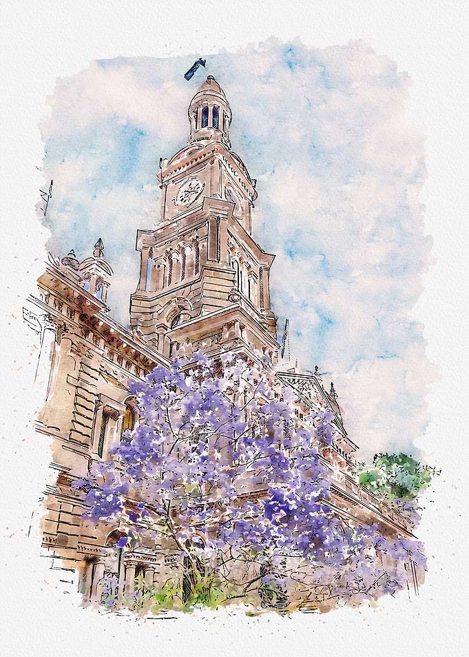 Watercolor Sydney