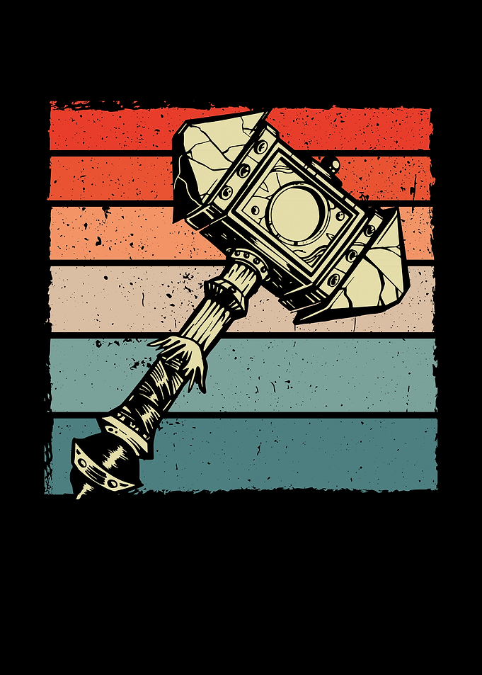 Viking axe vintage