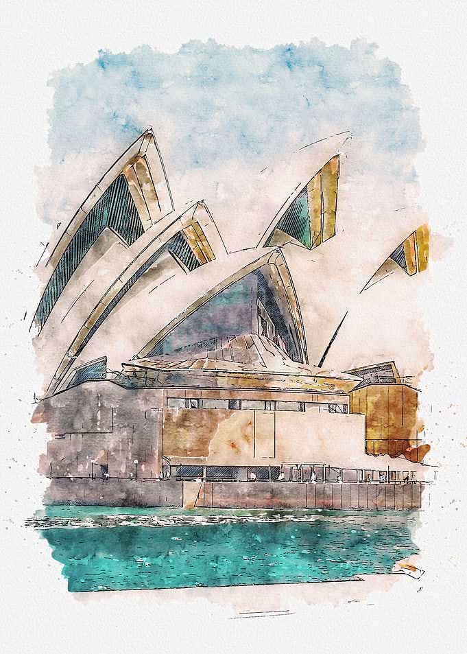 Watercolor Sydney