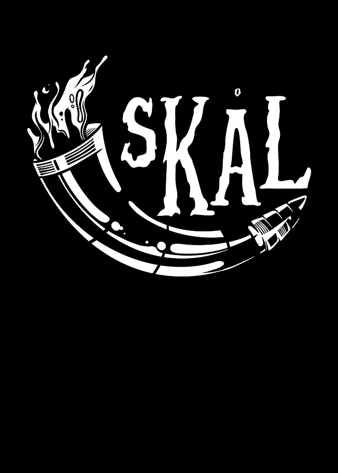 Viking horn skal
