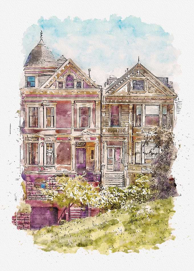 Watercolor San Francisco