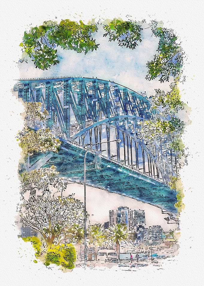 Watercolor Sydney