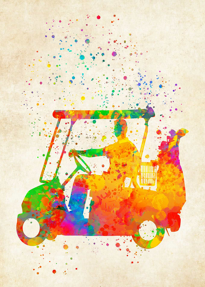 Golfer Watercolor