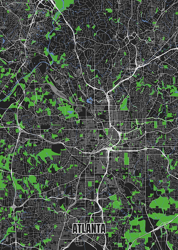 City Map Of ATLANTA