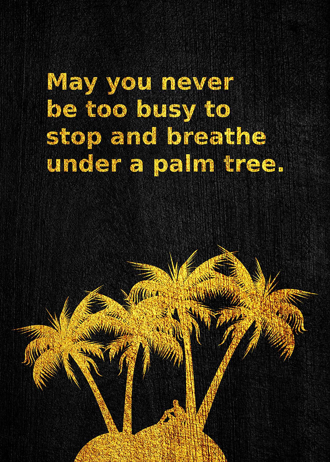 Rest Under the Palm Trees