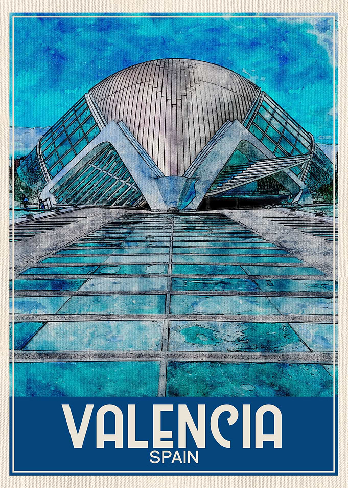 Travel Art Valencia Spain