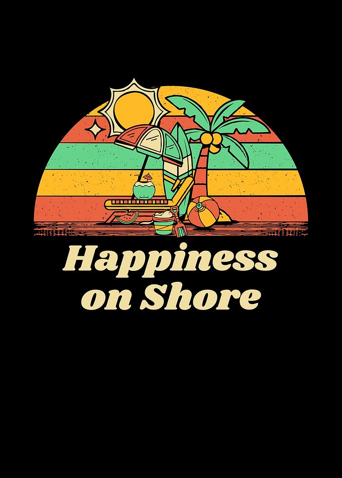 Happiness on Shore Beach