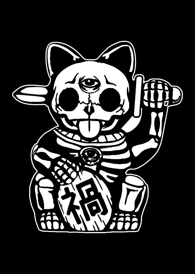 Skull Cat